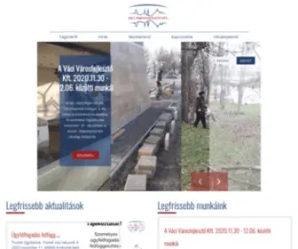 Vacholding.hu(Váci Városfejlesztő Kft) Screenshot