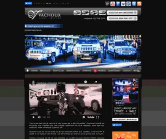 Vachoux.com(Vachoux limousine service) Screenshot