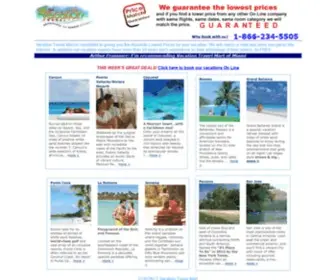 Vacmart.com(All inclusive vacations) Screenshot