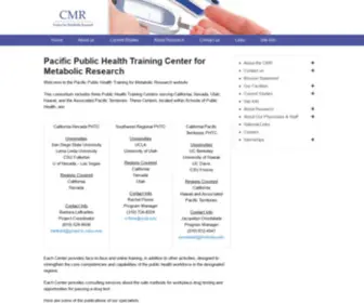 Vacmr.org(Pacific Public Health Training Center for Metabolic Research) Screenshot