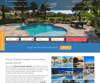 Vacome.com(Finest selection of Luxury Florida Villas & Vacation Home Rentals) Screenshot