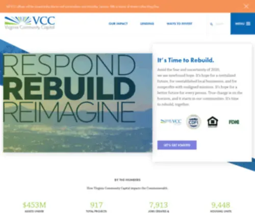 Vacommunitycapital.org(A Community Development Financial Institution (CDFI)) Screenshot