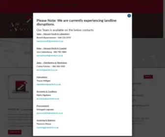 Vactech.co.za(Just another WordPress site Air & Vacuum Technologies) Screenshot