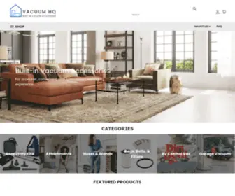 VacufloStore.com(Vacuum Headquarters) Screenshot