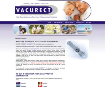 Vacurect.com(Erectile Dysfunction) Screenshot