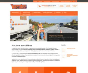 Vacutec.cz(VACUTEC MORAVIA) Screenshot