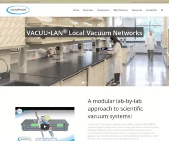 Vacuu-Lan.com(Lab vacuum systems) Screenshot