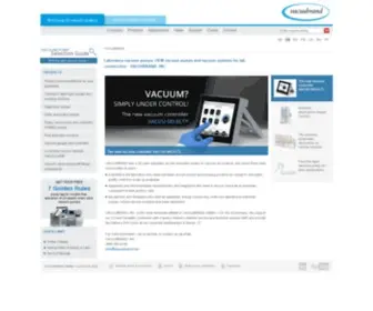 Vacuubrand.com(Lab vacuum pump) Screenshot