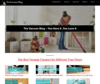 Vacuumcleanerblog.com(Vacuum Cleaner Blog) Screenshot