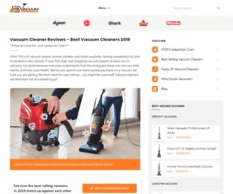 Vacuumjudge.com(Vacuum Cleaner Reviews) Screenshot