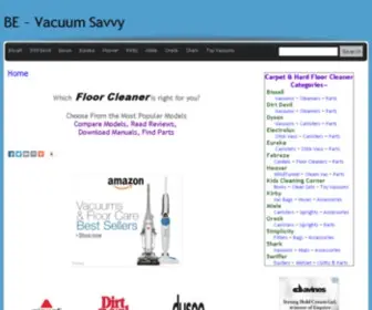 Vacuumsavvy.net(Be Vacuum Savvy) Screenshot