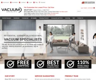 Vacuumspecialists.com(Vacuum Specialists) Screenshot