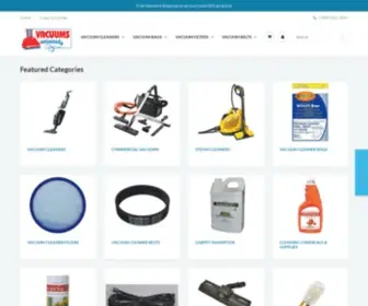 Vacuumsunlimited.com(Vacuums Unlimited) Screenshot