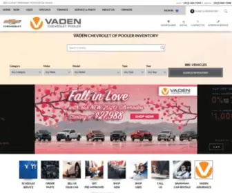 Vadenchevroletpooler.com(Vaden Chevrolet Pooler) Screenshot