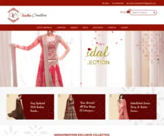 Vadhucreations.com(Buy and sell home appliances at an affordable price) Screenshot