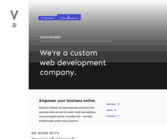 Vadimages.com(Custom Web Development Company) Screenshot