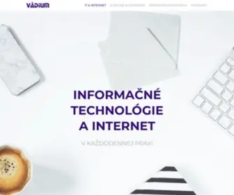 Vadium.sk(Vádium) Screenshot