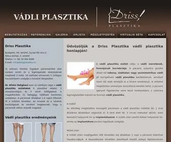 Vadliplasztika.hu(Vádli plasztika) Screenshot