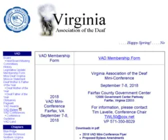 Vad.org(VAD) Screenshot