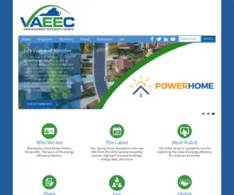 Vaeec.org(Virginia Energy Efficiency Council) Screenshot