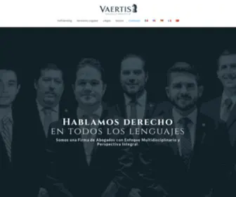 Vaertisabogados.com(Vaertis Consultores & Abogados) Screenshot