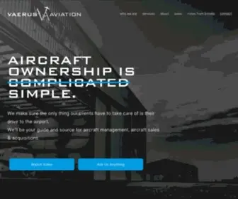 Vaerusaviation.com(Vaerus Aviation) Screenshot