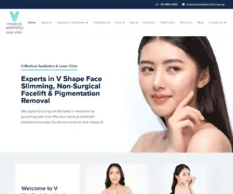 Vaestheticsclinic.com.sg(V-Shaped Face Slimming) Screenshot
