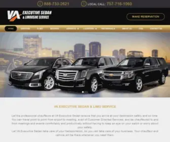 Vaexecutivesedan.com(VA Executive Sedan) Screenshot