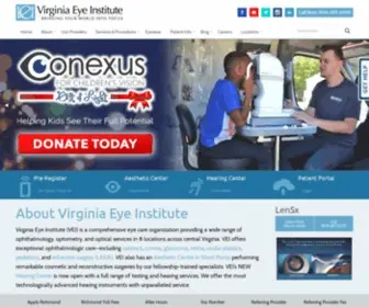 Vaeye.com(Virginia Eye Institute) Screenshot