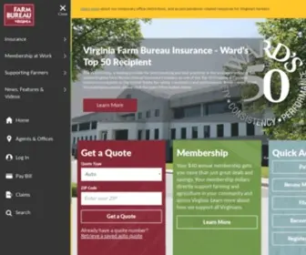 Vafb.com(Virginia Farm Bureau Insurance & Membership) Screenshot