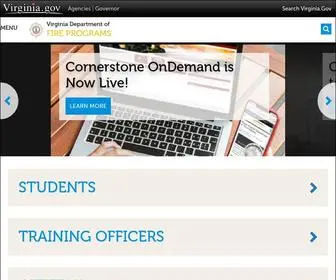 Vafire.com(Virginia Department of Fire Programs) Screenshot