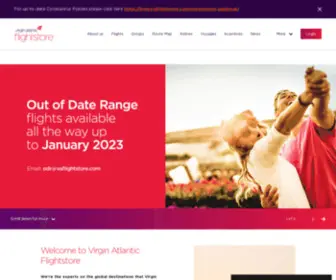 Vaflightstore.com(Virgin Flightstore) Screenshot