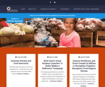 Vafoodbanks.org(Federation of Virginia Food Banks) Screenshot