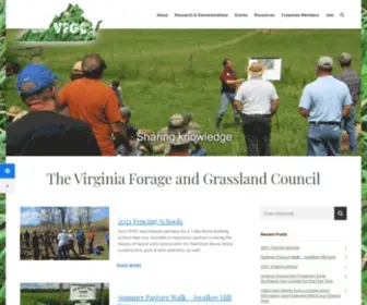 Vaforages.org(The Virginia Forage and Grassland Council) Screenshot