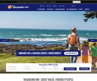 Vagabondinn.com(Affordable West Coast) Screenshot