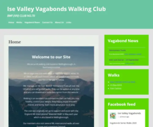 Vagabonds.org.uk(WordPress) Screenshot