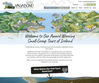 Vagabondtoursofireland.com(Guided Trips to Ireland) Screenshot