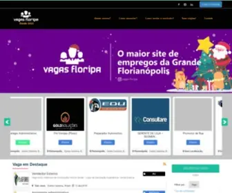 Vagasfloripa.com.br(Desde 2012) Screenshot