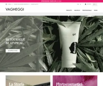 Vagheggi.com(Fitocosmesi, Cosmetici naturali professional) Screenshot