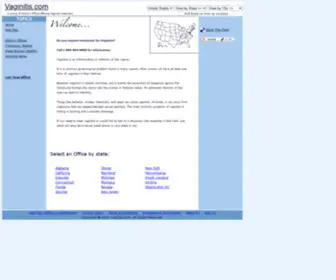 Vaginitis.com(Vaginitis Information) Screenshot