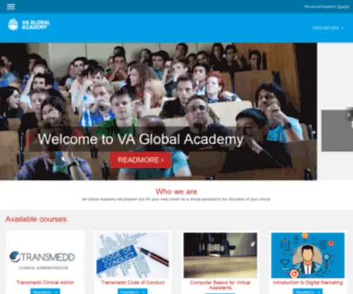 Vaglobalacademy.com(VA Global Academy) Screenshot