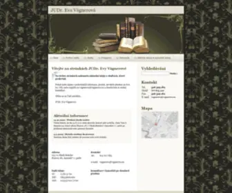 Vagnerova.eu(JUDr. Eva Vágnerová) Screenshot