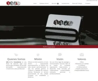 Vagyg.com.mx(VAG&G Abogados en Guadalajara) Screenshot