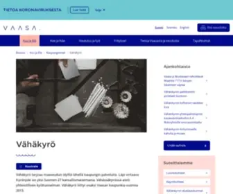 Vahakyro.fi(Vähäkyrö) Screenshot