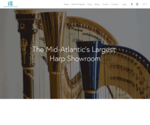 Vaharpcenter.com(Virginia harp center) Screenshot