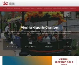 Vahcc.com(Virginia Hispanic Chamber) Screenshot