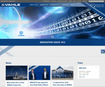 Vahle.de(Ihr Systemanbieter für intelligente Energie) Screenshot