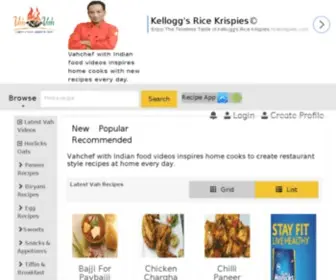 Vahrevah.com(Indian Food Recipes) Screenshot