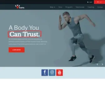Vahvafitness.com(Restore & Transform Your Body) Screenshot