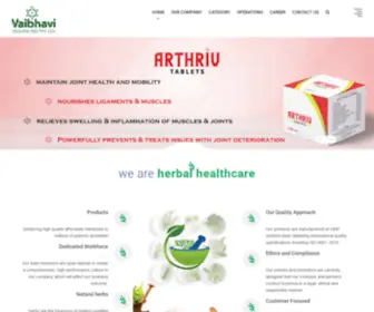 Vaibhavihealthcare.com(Vaibhavi Healthcare Pvt Ltd) Screenshot